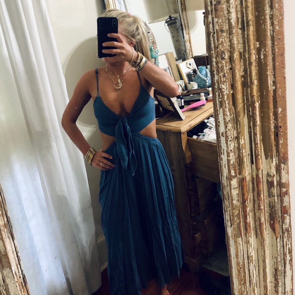 Slate Blue Romper